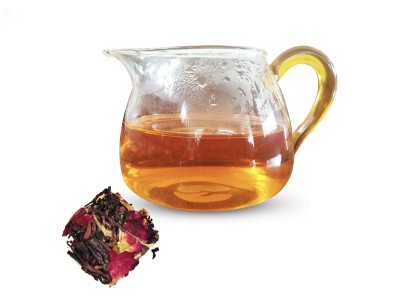 茶伴人生商旅茶 普洱花茶120g 云南双江 苦水的玫瑰 冰岛的茶 普洱茶与甘肃苦水玫瑰的结合图3